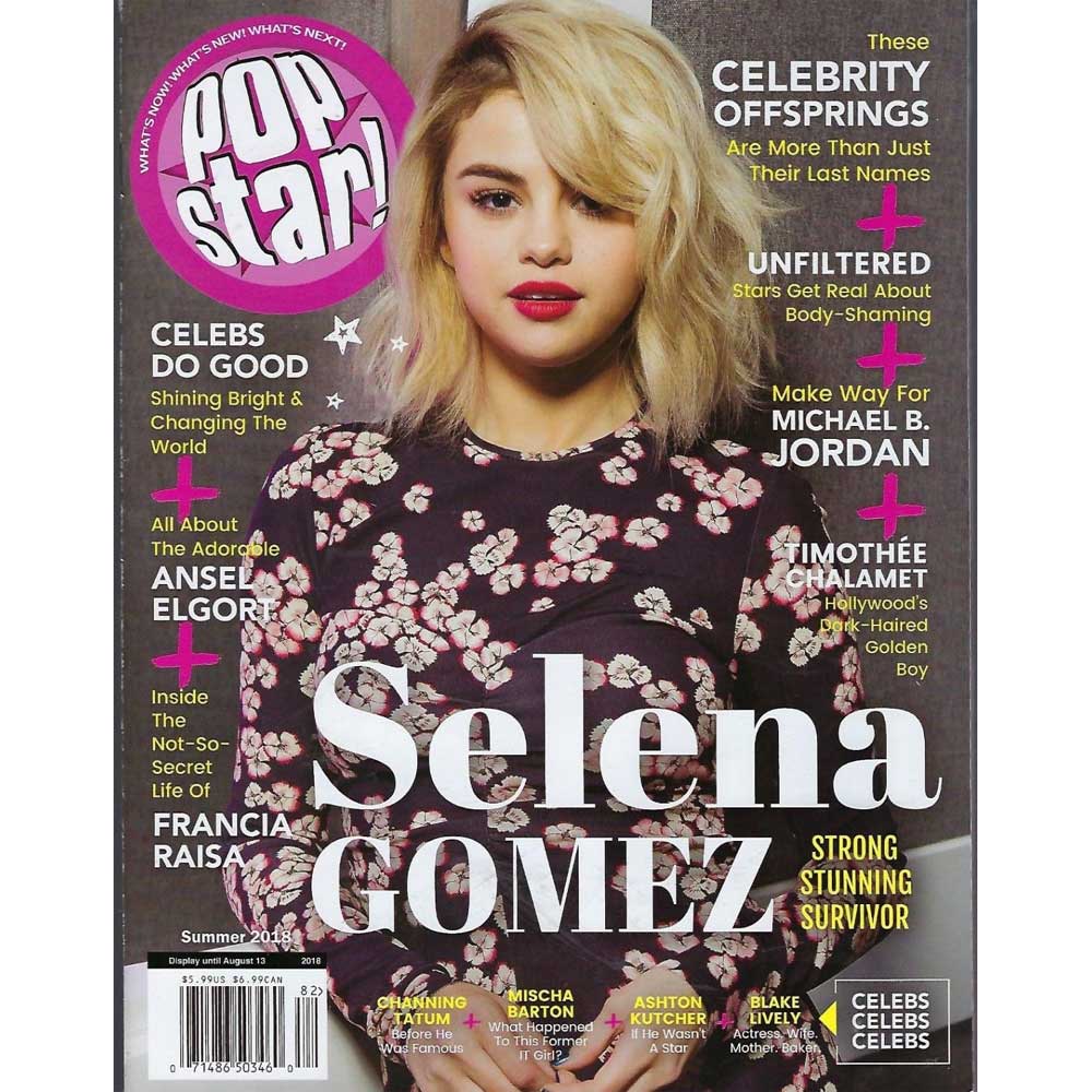 SELENA GOMEZ セレーナゴメス - POPSTAR MAGAZINE / 2018年夏号 / 洋書 / 雑誌・書籍 - PGS